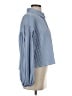 ee:some Blue Long Sleeve Blouse Size S - photo 4