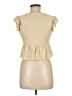Shein Tan Short Sleeve Top Size 6 - photo 2