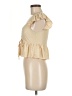 Shein Tan Short Sleeve Top Size 6 - photo 5