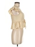 Shein Tan Short Sleeve Top Size 6 - photo 4