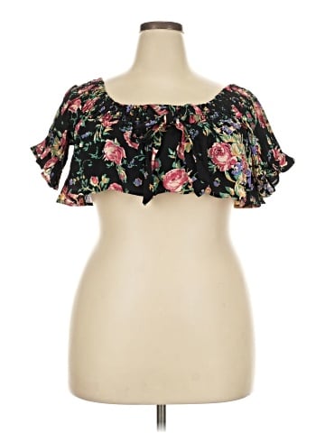 Urban Outfitters Short Sleeve Blouse (view 1)