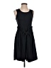 Carven Solid Black Casual Dress Size S - photo 1