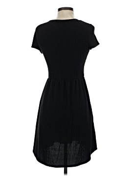 short black casual dress Short Black and White Party Dress with A-Line Skirt Black/White / 6 main image 1