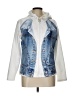 Unbranded 100% Polyester Graphic White Denim Jacket Size L - photo 1