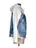 Unbranded 100% Polyester Graphic White Denim Jacket Size L - photo 4