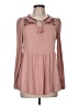 Torrid Pink Long Sleeve Blouse Size Med Plus (00) - photo 1