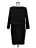 Moda International Black Casual Dress Size 16 Petite - photo 1