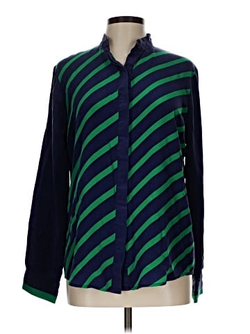 C. Wonder Long Sleeve Silk Top (view 1)