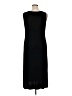 Fiore Solid Black Casual Dress Size XL - photo 2