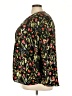 T Tahari 100% Polyester Black Long Sleeve Blouse Size 2X - photo 5