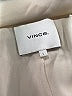 Vince. 100% Polyester Ivory Coat Size L - photo 6