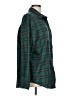 La Miel Plaid Green Long Sleeve Button-Down Shirt Size L - photo 4