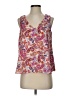 St. Tropez West 100% Polyester Pink Sleeveless Blouse Size S - photo 1