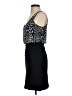 Express 100% Polyester Animal Print Black Cocktail Dress Size XS - photo 5