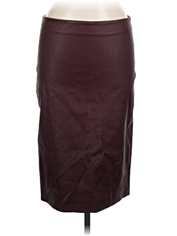 Theory Faux Leather Skirt (view 1)
