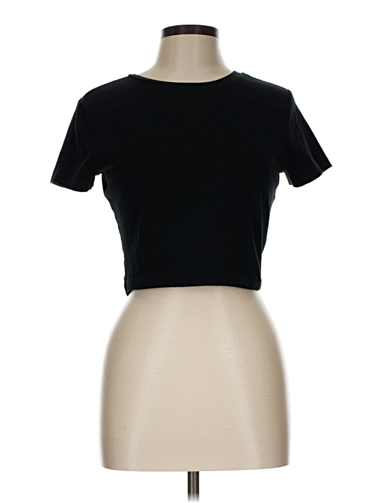 Pre-owned Wild Fable Short Sleeve T-shirt In Black