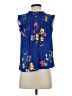 Old Navy 100% Rayon Blue Sleeveless Blouse Size XS - photo 2