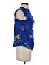 Old Navy 100% Rayon Blue Sleeveless Blouse Size XS - photo 4