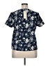 Emery Rose Blue Short Sleeve Blouse Size XL - photo 2