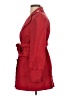 The Limited 100% Polyester Red Trenchcoat Size XS - photo 5