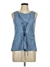 Shein Curve Blue Tank Top Size 0X - photo 1