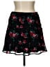 Assorted Brands 100% Polyester Floral Black Casual Skirt Size L - photo 1
