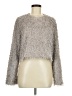 Saint Art 100% Polyester Metallic Silver Pullover Sweater Size M - photo 1