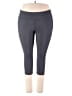 Active Solid Gray Blue Active Pants Size XXL - photo 1