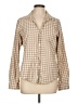 Frank & Eileen 100% Cotton Checkered-gingham Tan Long Sleeve Button-Down Shirt Size L - photo 1