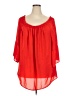 Violet & Claire 100% Polyester Red 3/4 Sleeve Blouse Size 3X - photo 1