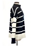 Lands' End 100% Cotton Color Block Blue Pullover Sweater Size M - photo 4