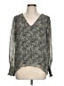 Joie 100% Polyester Silver Long Sleeve T-Shirt Size L - photo 1