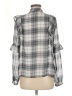 Promod Silver Long Sleeve Blouse Size 6 - photo 2