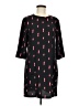 Equipment 100% Polyester Graphic Black Casual Dress Size M - photo 1