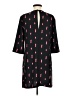 Equipment 100% Polyester Graphic Black Casual Dress Size M - photo 2