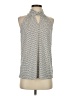 Adrianna Papell Silver Tank Top Size S - photo 1