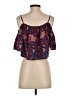 LA Hearts 100% Polyester Purple 3/4 Sleeve Blouse Size S - photo 2