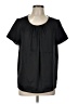 Mossimo Black Short Sleeve Blouse Size L - photo 1