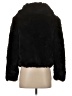 Topshop Black Faux Fur Jacket Size 4 - photo 2
