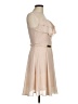 H&M 100% Polyester Solid Tan Cocktail Dress Size 8 - photo 4
