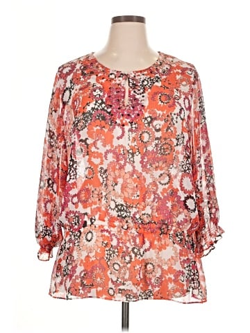 Jaclyn Smith 3/4 Sleeve Blouse (view 1)