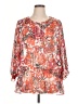 Jaclyn Smith Orange 3/4 Sleeve Blouse Size XL - photo 1