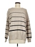 Unbranded Stripes Tan Pullover Sweater Size L - photo 1