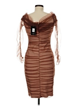 dress fitting invitation Natalia Fedner ROSE GOLD SPARKLY KNIT MINI DRESS main image 1