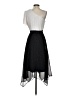 Maison Tara 100% Polyester Polka Dots Black Cocktail Dress Size 4 - photo 2