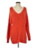 Free People Orange Pullover Sweater Size XS - photo 1