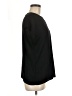Halogen 100% Polyester Black Short Sleeve Top Size M - photo 4