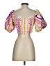 Shein Pink Short Sleeve Blouse Size 2 - photo 2