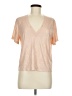 Express Metallic Tan Short Sleeve T-Shirt Size M - photo 1
