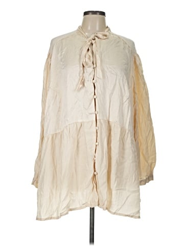 Ulla Popken 3/4 Sleeve Blouse (view 1)